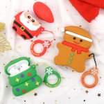 Wholesale Cute Design Cartoon Silicone Cover Skin for Airpod (1 / 2) Charging Case (Santa Claus)